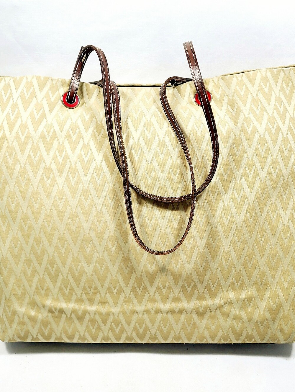 Valentino Garavani Canvaa Leather Bag